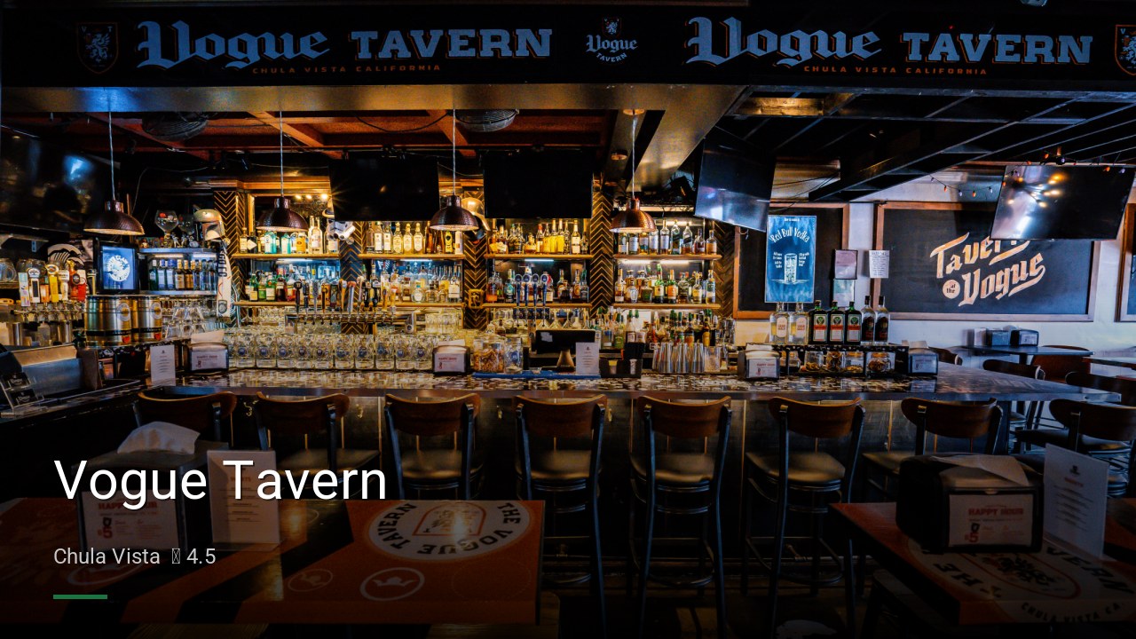 Vogue Tavern - Sports Bars in Chula Vista