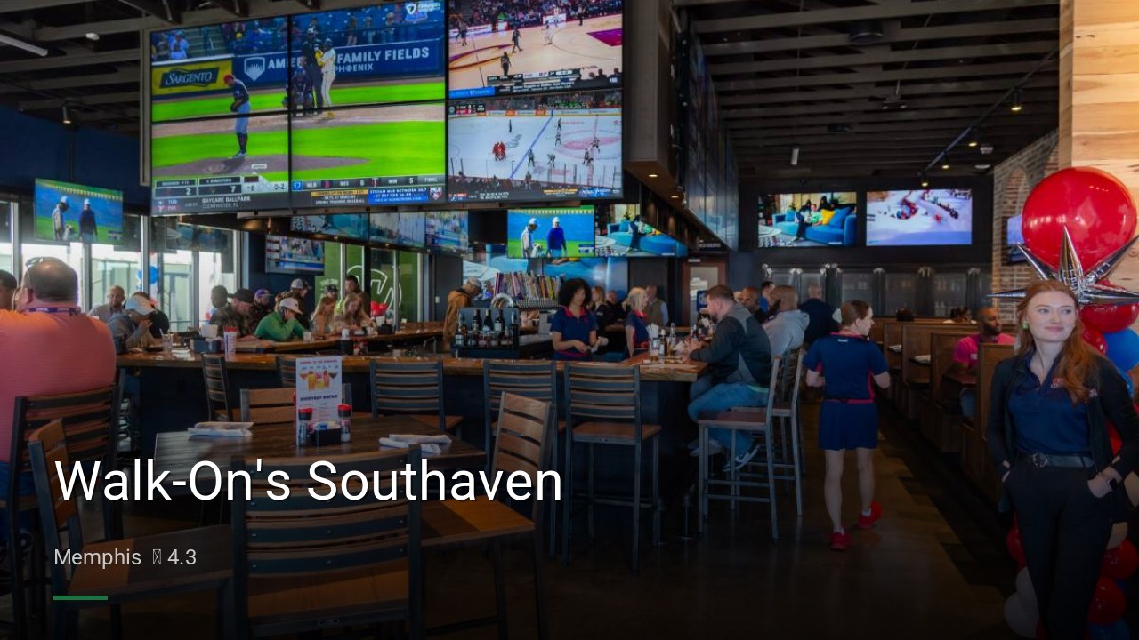 Walk-On's Southaven - Sports Bars in Memphis
