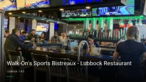 Walk-On’s Sports Bistreaux – Lubbock Restaurant — Sports bars in Lubbock