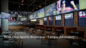 Walk-On’s Sports Bistreaux – Tampa (Midtown) — Sports bars in Tampa