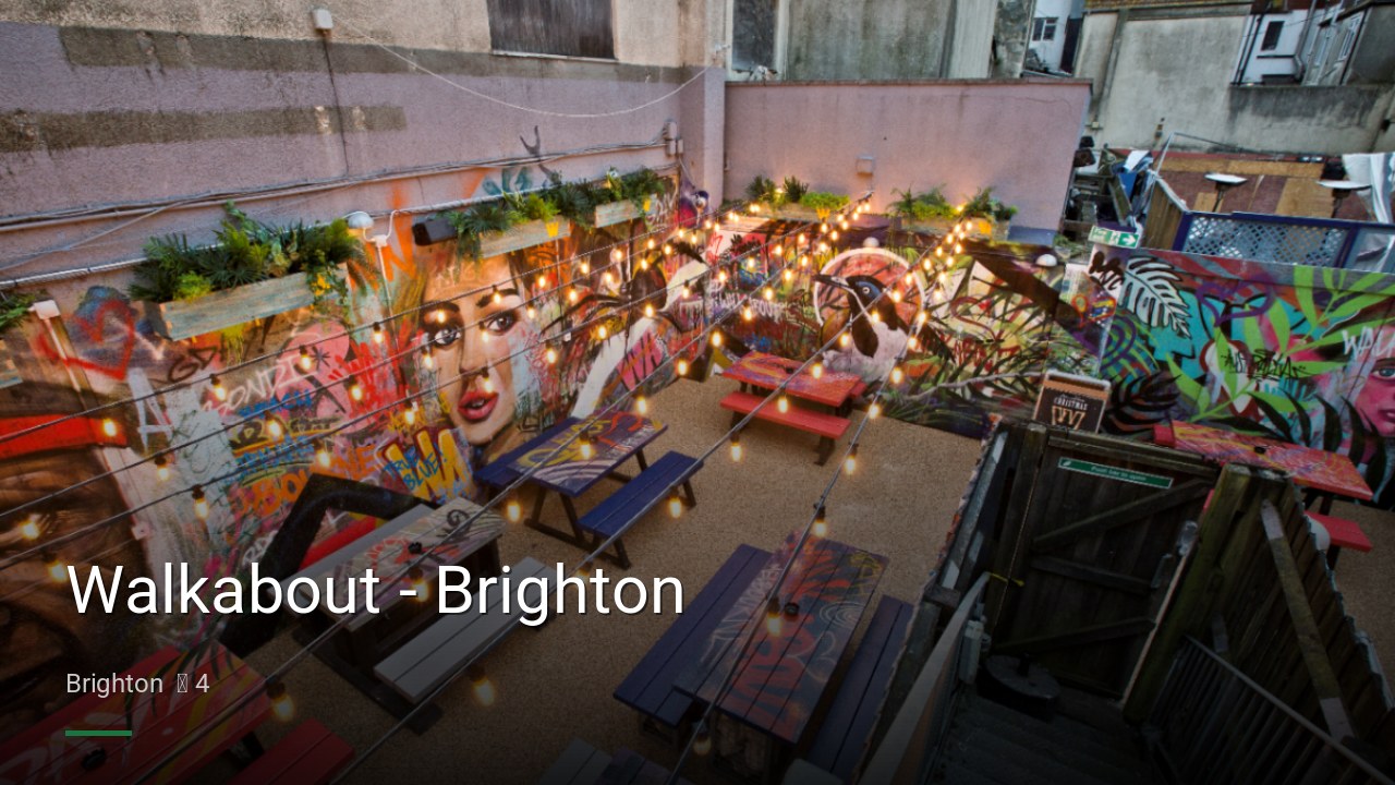 Walkabout - Brighton - Sports Bars in Brighton