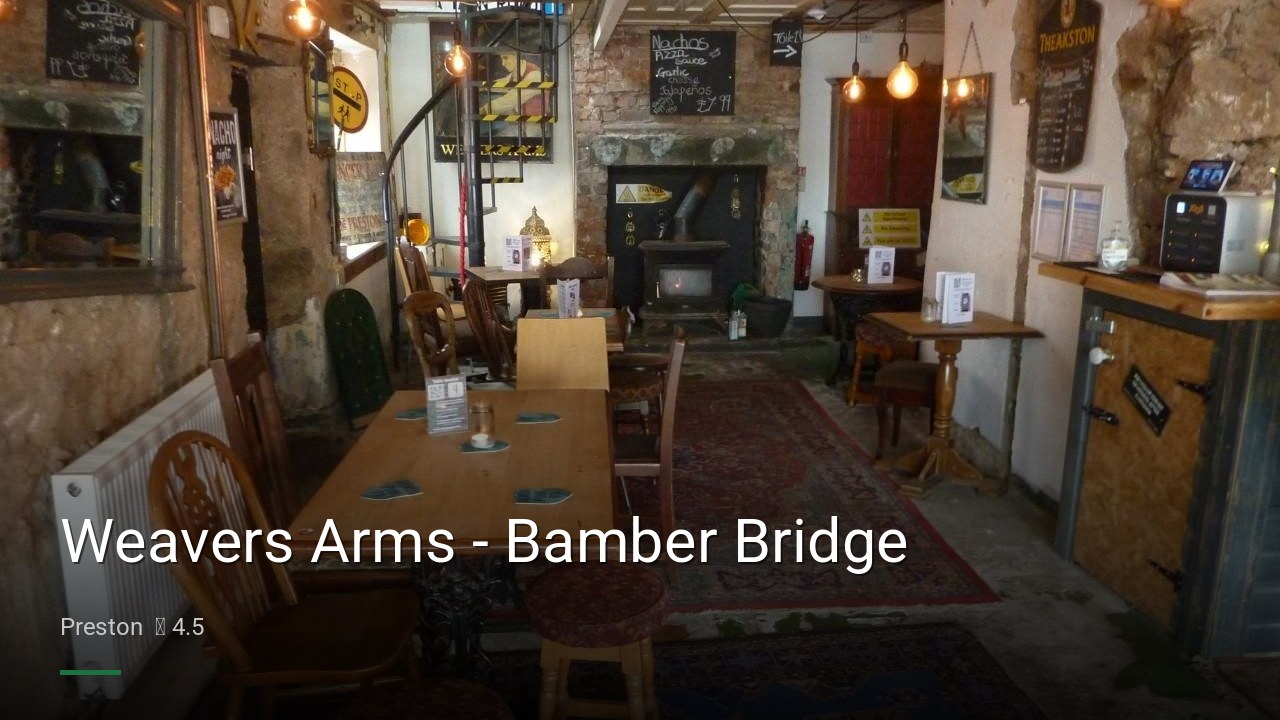 Weavers Arms - Bamber Bridge - Sports Bars in Preston