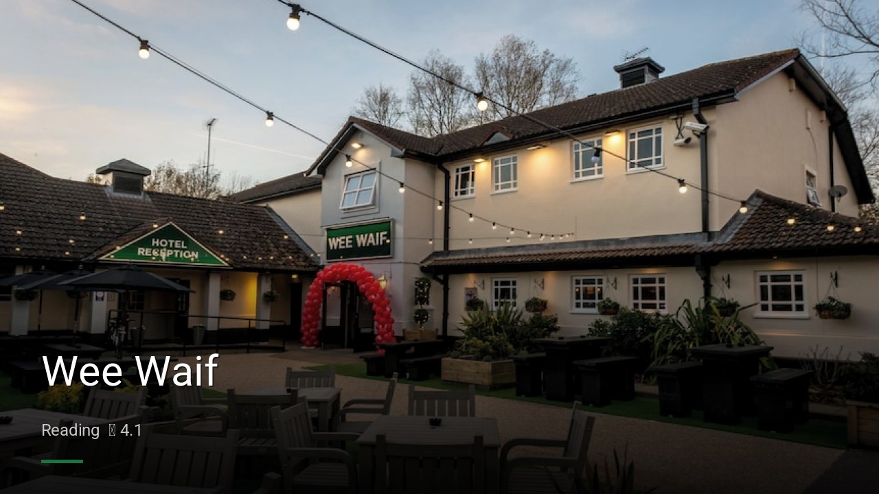 Wee Waif - Sports Bars in Reading