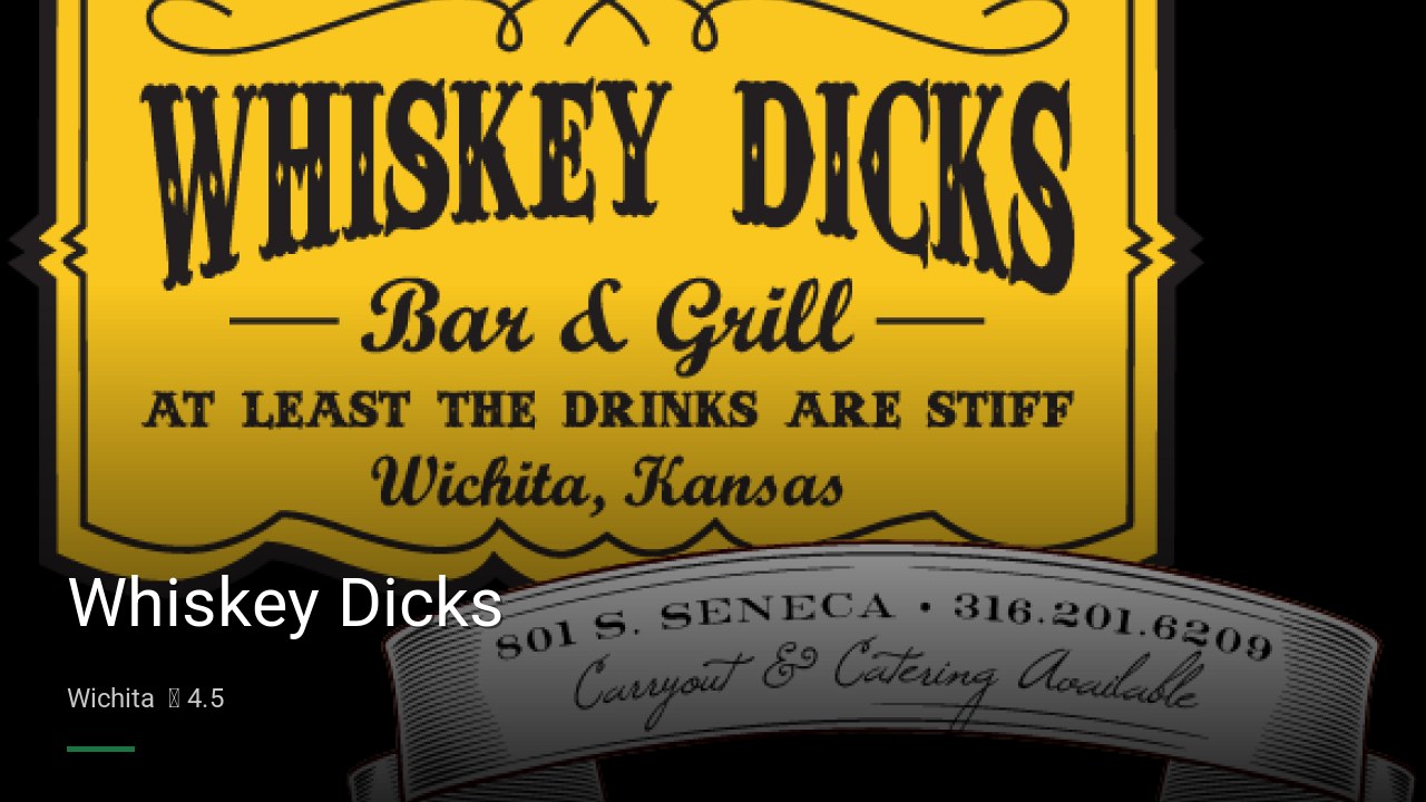 Whiskey Dicks - Sports Bars in Wichita
