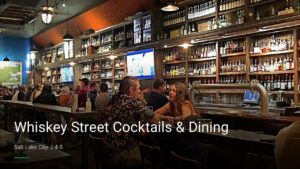 Whiskey Street Cocktails & Dining — Sports bars in Salt Lake City