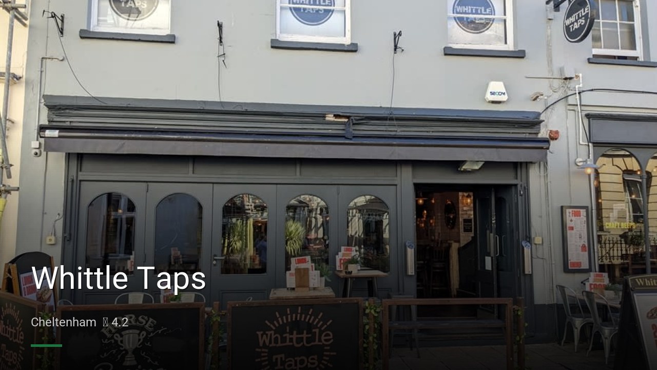 Whittle Taps - Sports Bars in Cheltenham