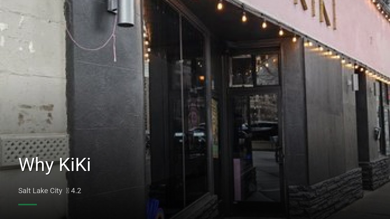 Why KiKi - Sports Bars in Salt Lake City