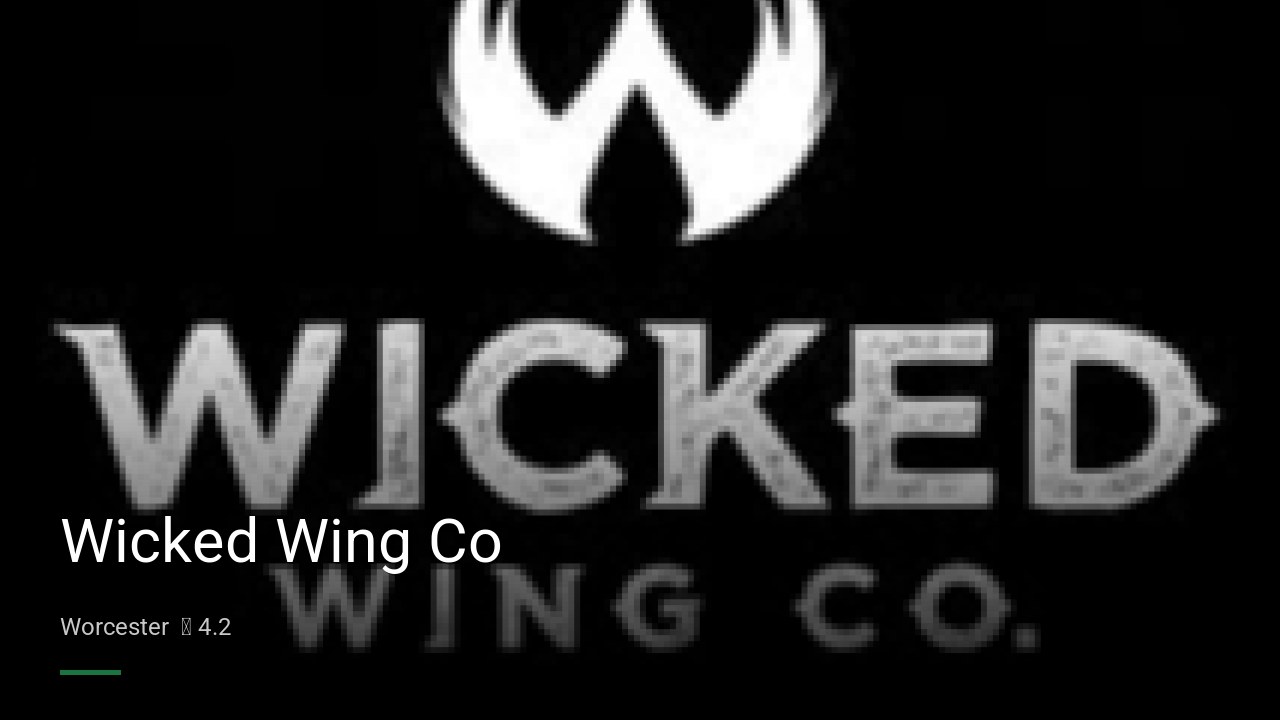 Wicked Wing Co - Sports Bars in Worcester