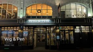Wig & Pen — Pubs in Oxford