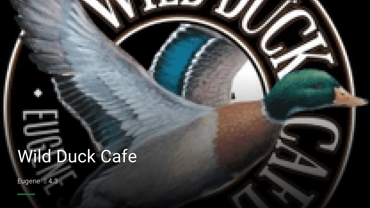 Wild Duck Cafe - Sports Bars in Eugene