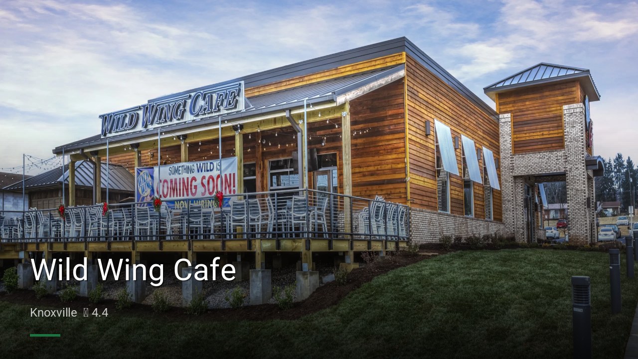 Wild Wing Cafe - Sports Bars in Knoxville