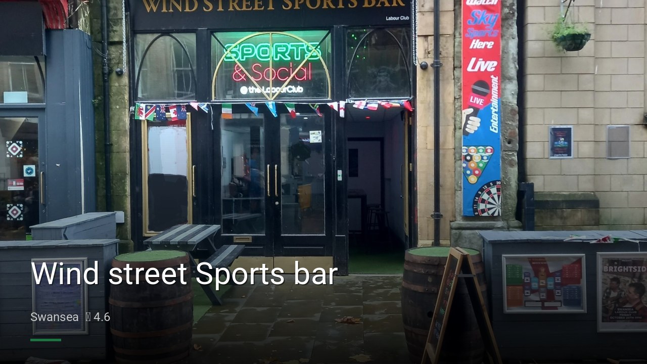 Wind street Sports bar - Sports Bars in Swansea