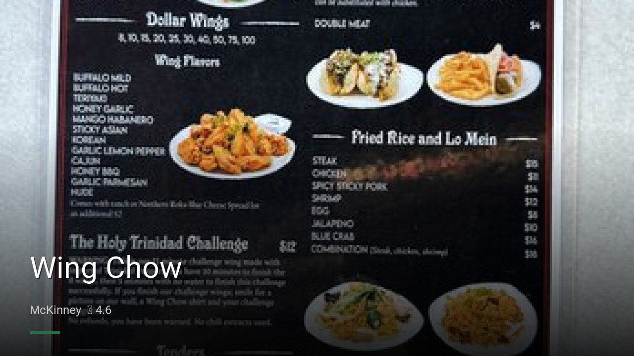 Wing Chow - Sports Bars in McKinney