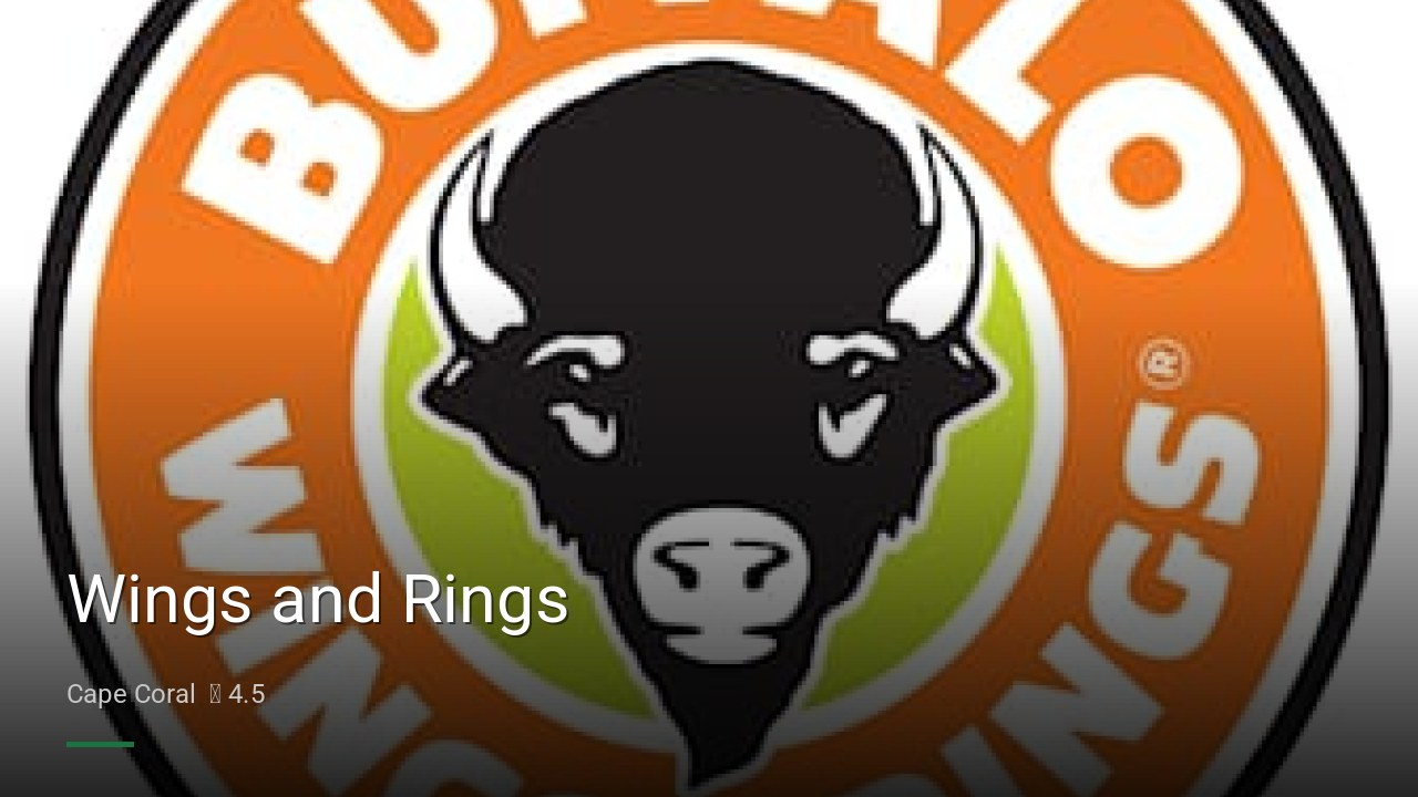 Wings and Rings - Sports Bars in Cape Coral