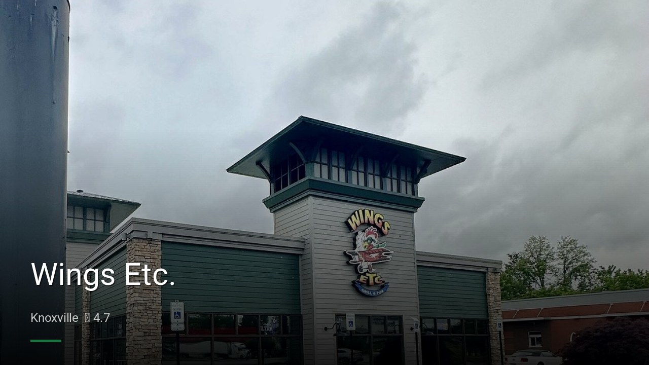 Wings Etc. - Sports Bars in Knoxville