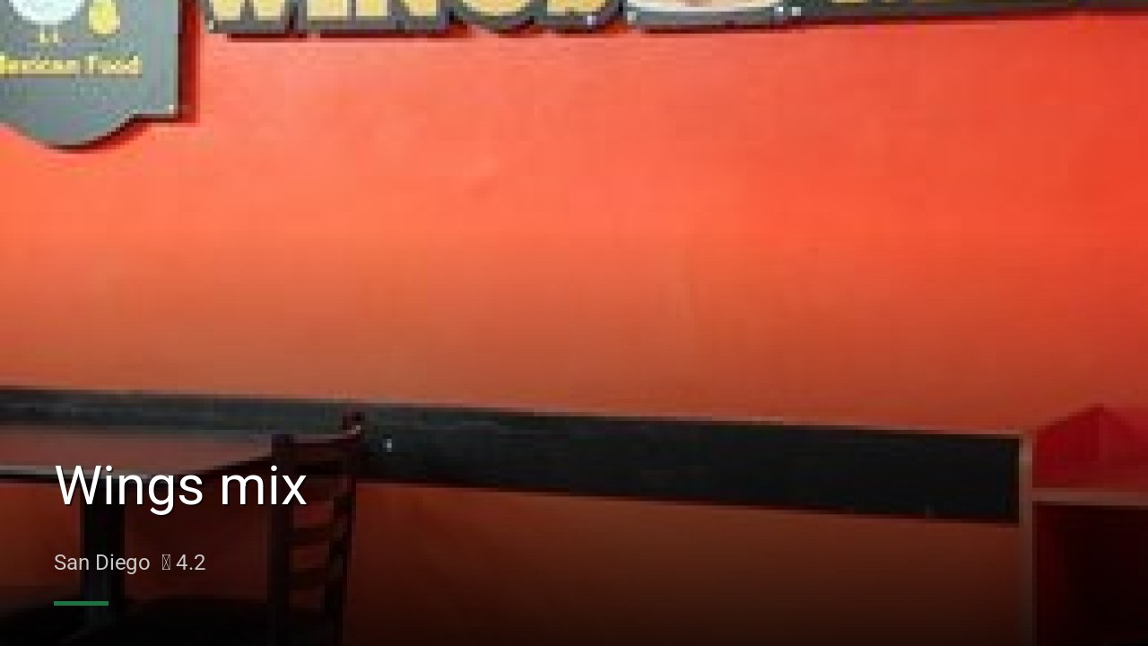 Wings mix - Sports Bars in San Diego