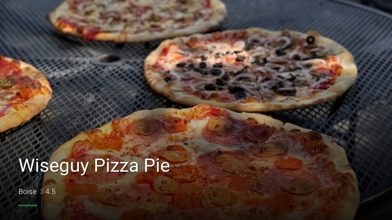 Wiseguy Pizza Pie - Sports Bars in Boise
