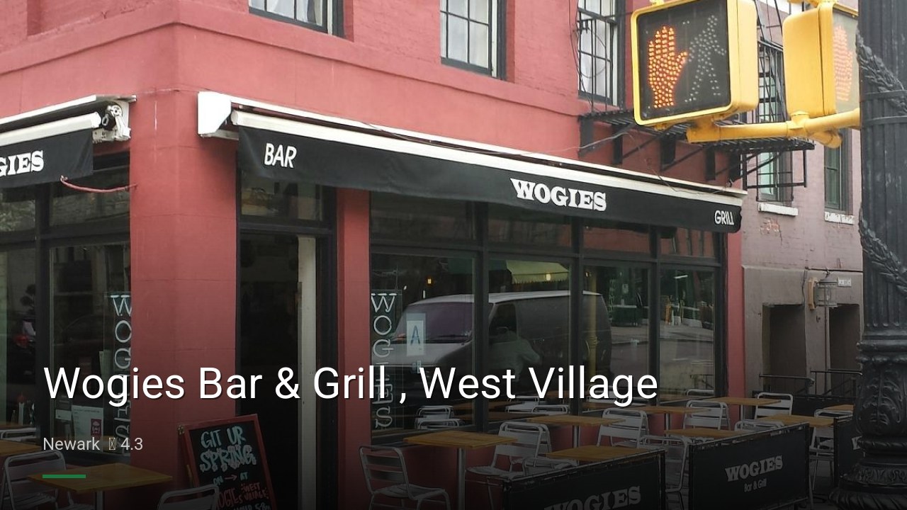 Wogies Bar & Grill , West Village - Sports Bars in Newark