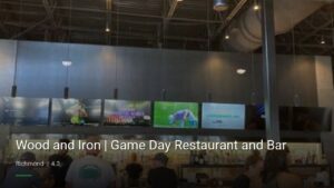 Wood and Iron | Game Day Restaurant and Bar — Sports bars in Richmond