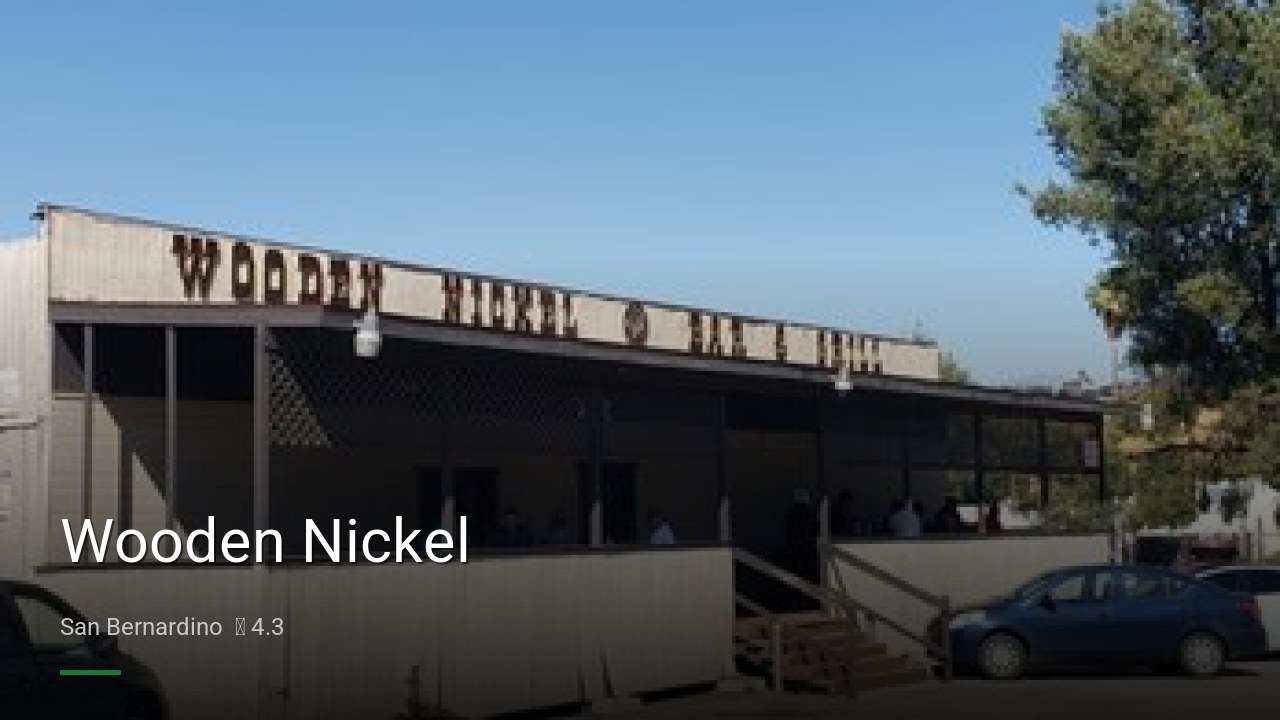 Wooden Nickel - Sports Bars in San Bernardino