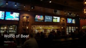 World of Beer — Sports bars in Charlotte