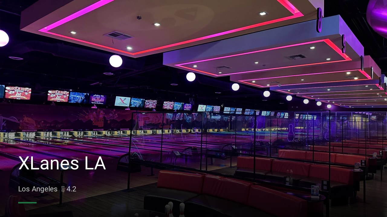 XLanes LA - Sports Bars in Los Angeles