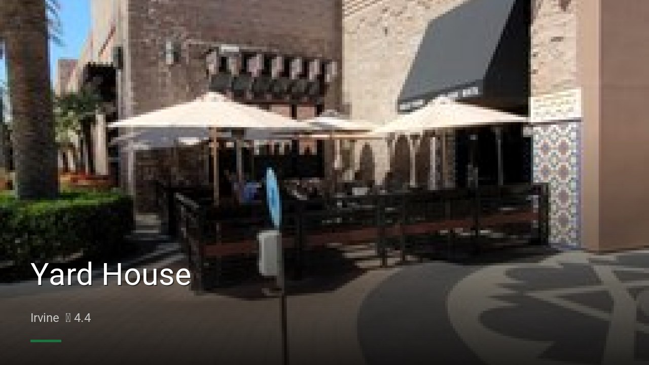 Yard House - Sports Bars in Irvine