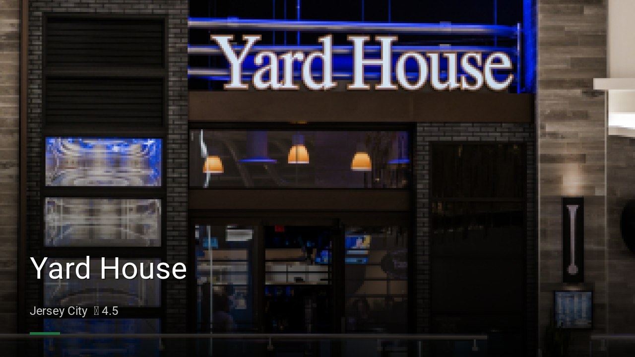 Yard House - Sports Bars in Jersey City