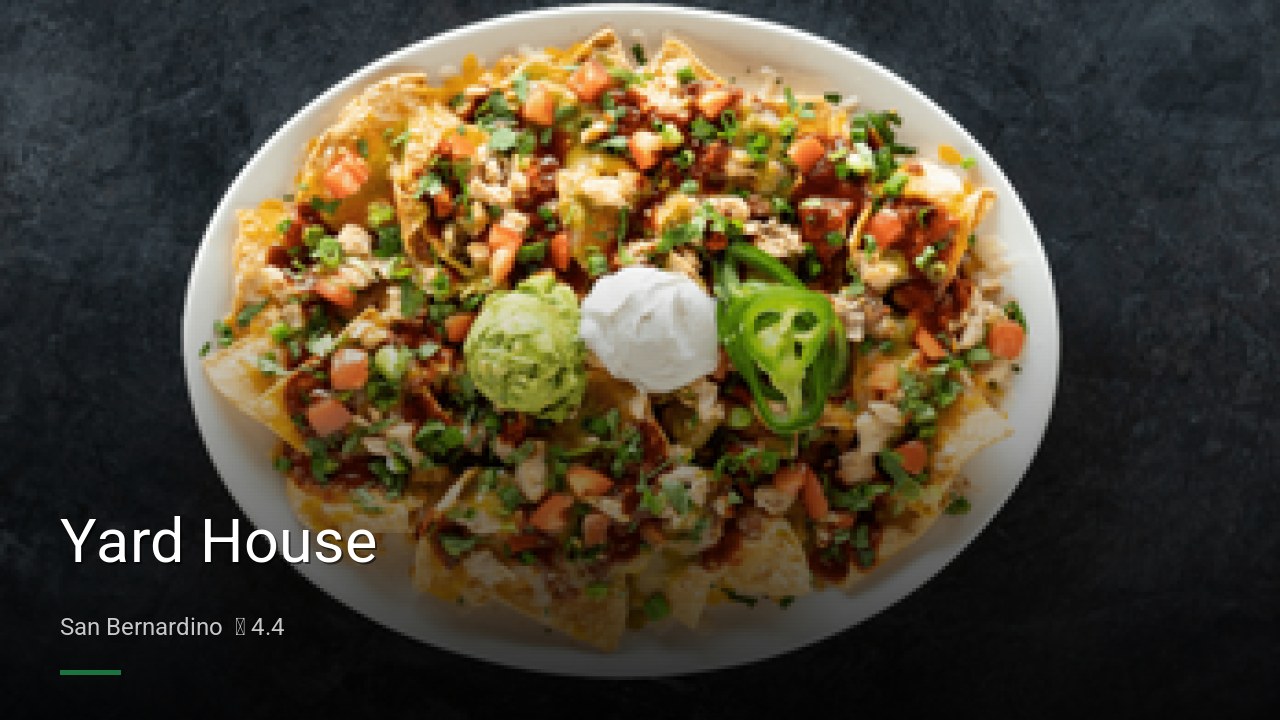 Yard House - Sports Bars in San Bernardino