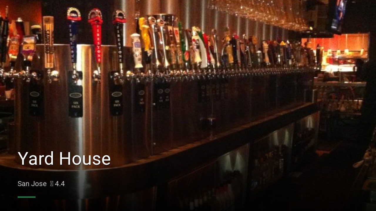 Yard House - Sports Bars in San Jose