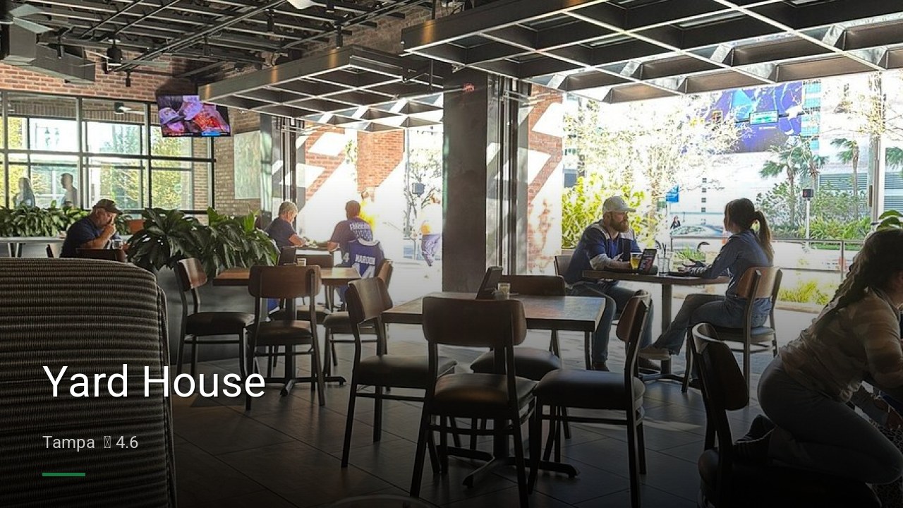 Yard House - Sports Bars in Tampa