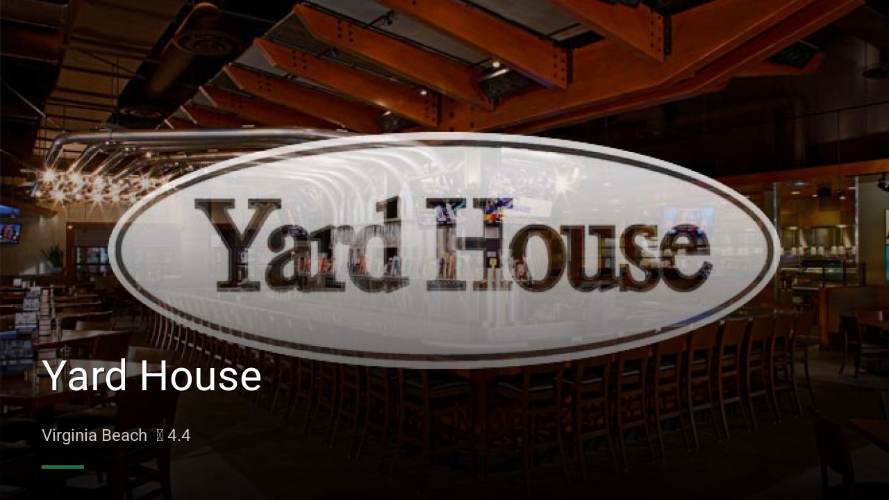Yard House - Sports Bars in Virginia Beach