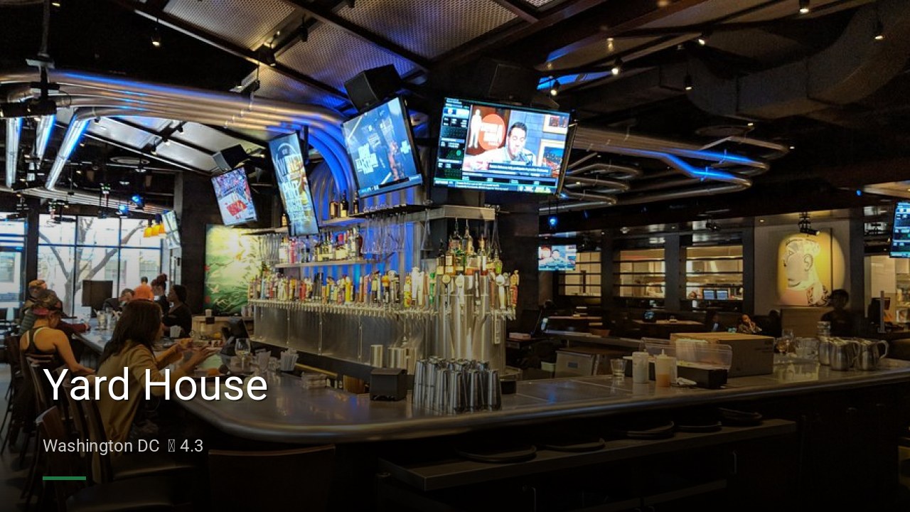 Yard House - Sports Bars in Washington DC