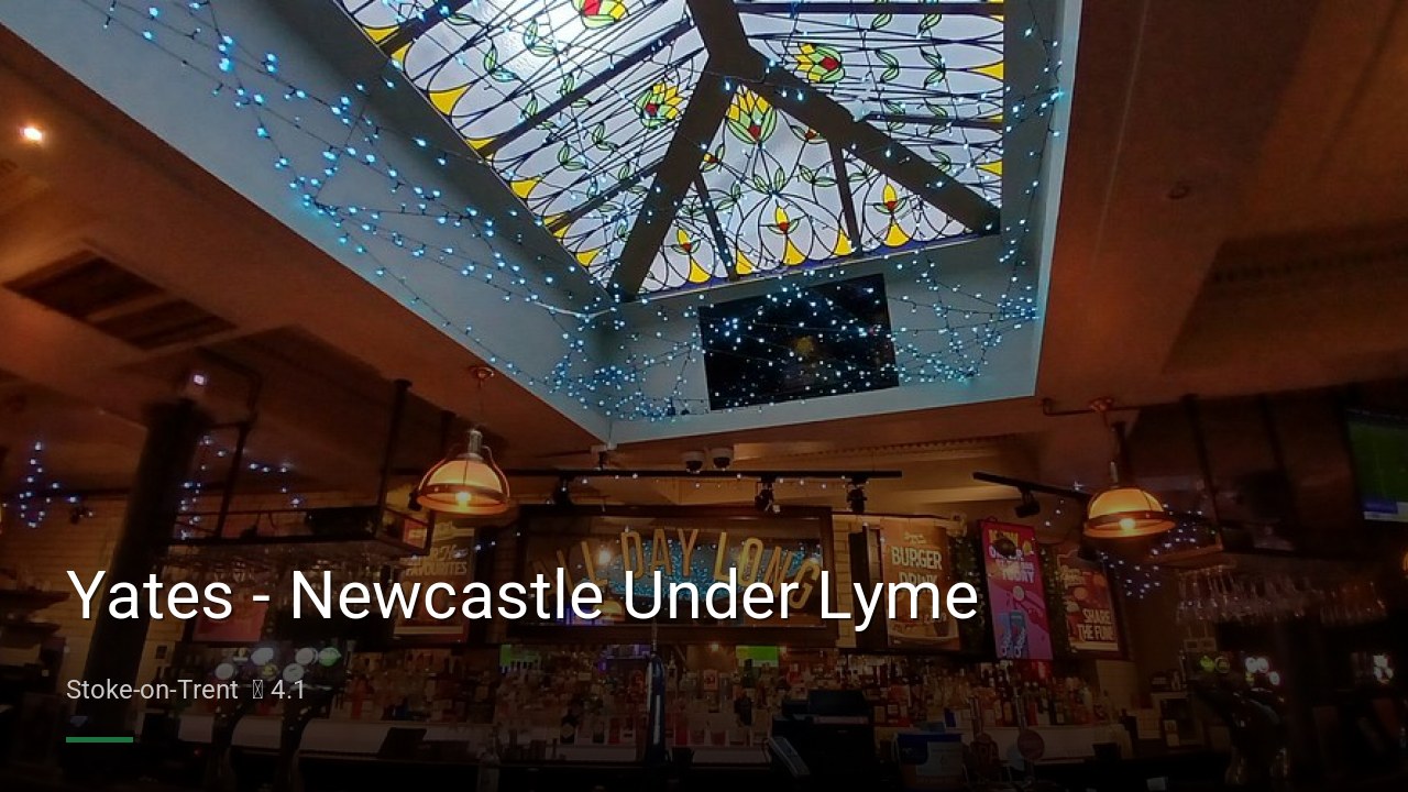 Yates - Newcastle Under Lyme - Sports Bars in Stoke-on-Trent