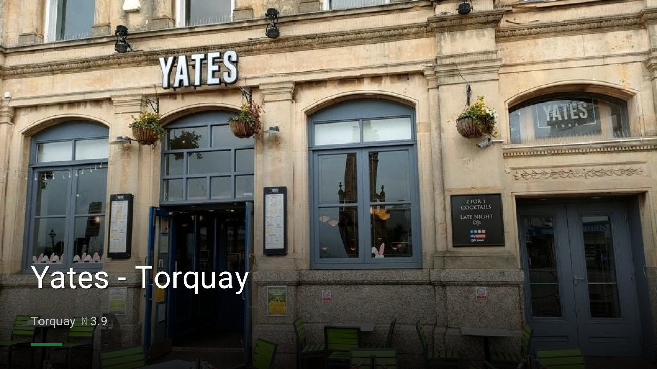 Yates - Torquay - Sports Bars in Torquay