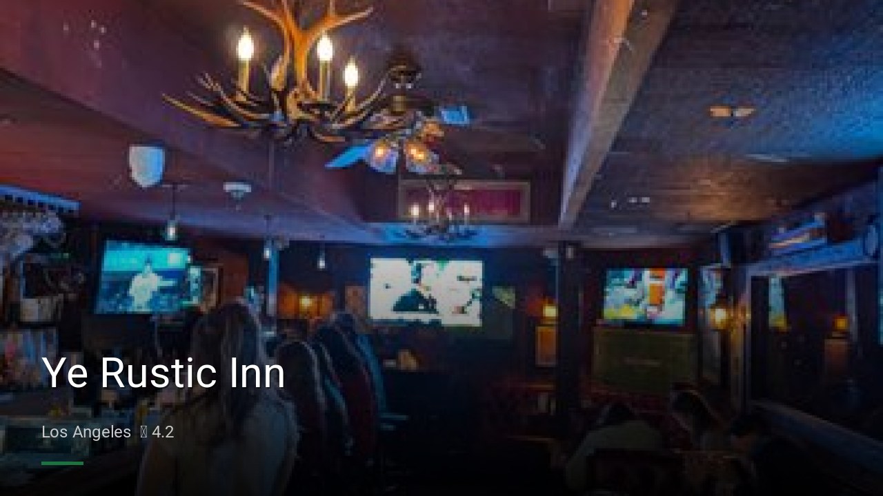Ye Rustic Inn - Sports Bars in Los Angeles
