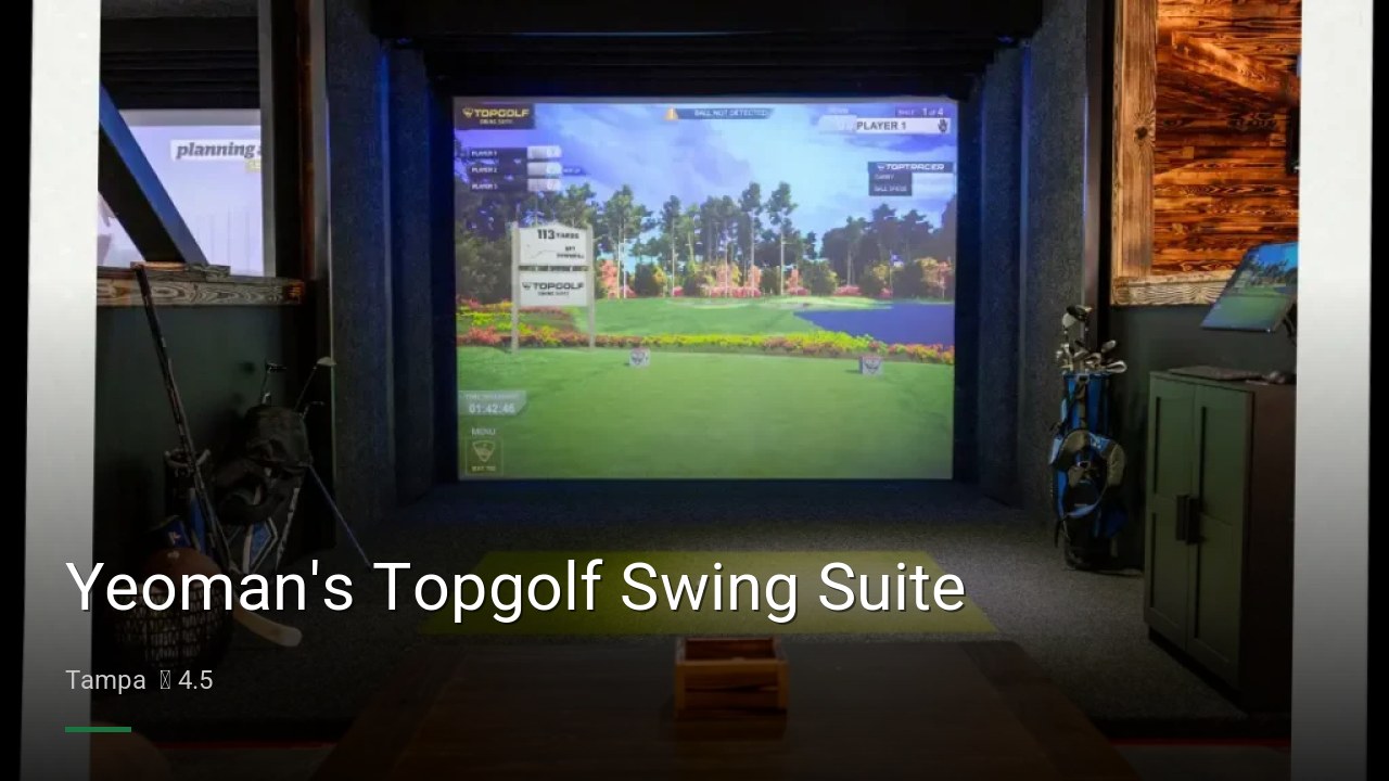 Yeoman's Topgolf Swing Suite - Sports Bars in Tampa