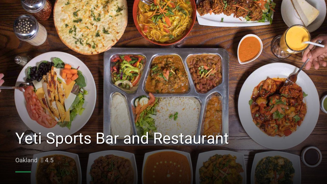 Yeti Sports Bar and Restaurant - Sports Bars in Oakland